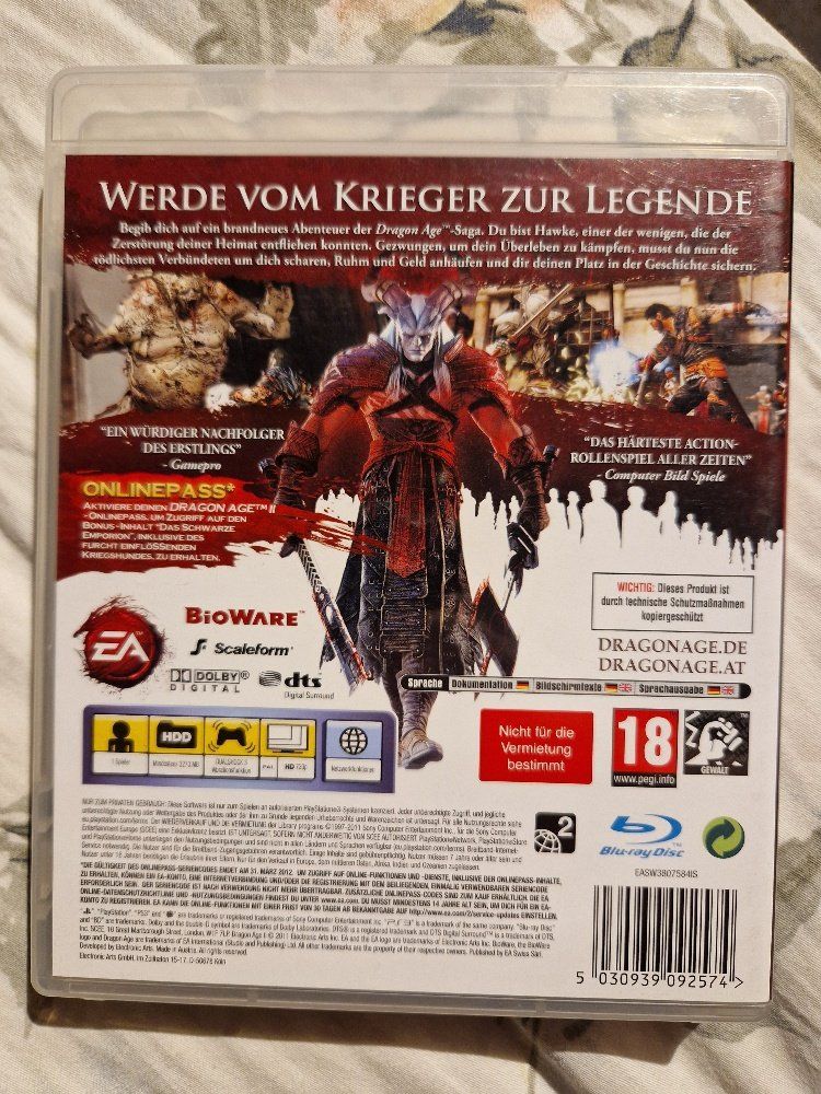 Sony Giochi: Dragon Age 2 - Vergriffen! – Usato da Brittnau venduto da Zibu 1