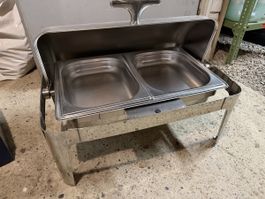 Chafing Dish 2 Behälter Edelstahl 