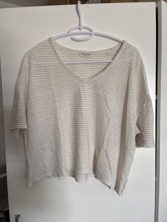 Marc O'Polo T-Shirt gestreift beige Grösse S neuwertig