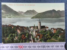 VIZNAU 4WALDSTÄTTERSEE BAHNTRACE LU AK RIGI-BAHN