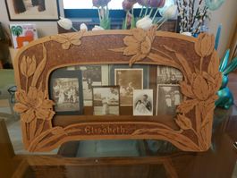 Wunderschöner Jugendstil Rahmen D.R.G. aus Holz