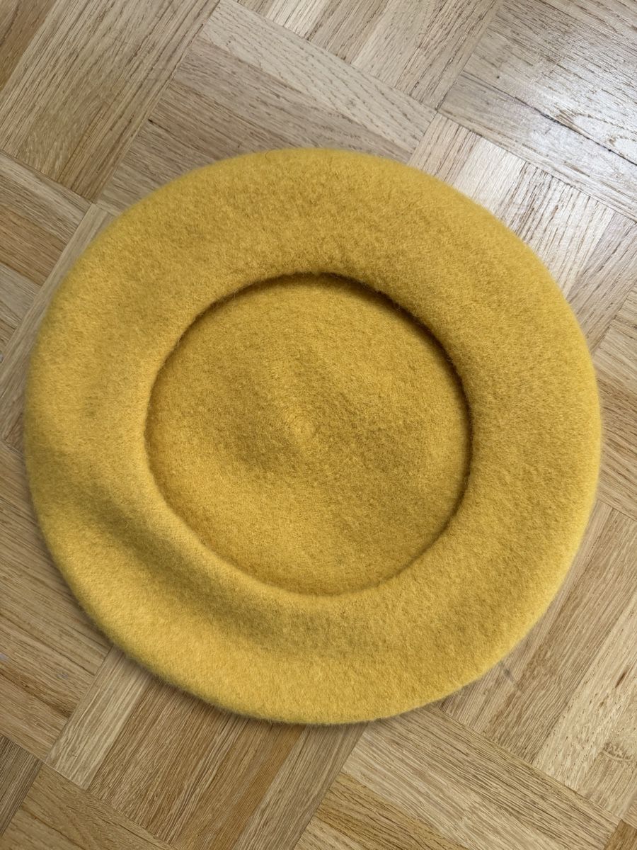 Hüte, Mützen & Caps: Béret senfgelb – Gebraucht aus Jona von dar_k2v9 1