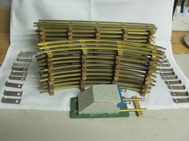 20 Stk.Buco Messingschienen Spur 0 mit Holzschwellen
