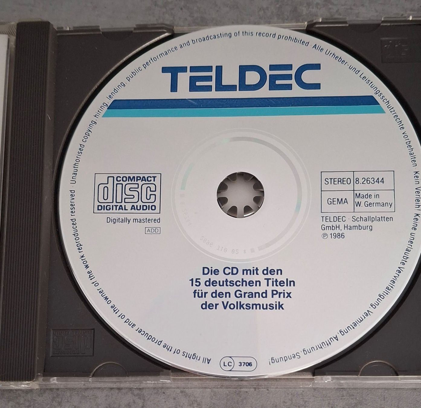 CD: Grand Prix der Volksmusik – Usato da Reinach BL venduto da Chela04 2