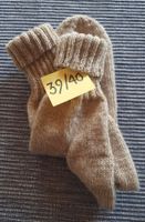 Warme Wollsocken, Handgestrickt, Grösse 39/40, Winter!