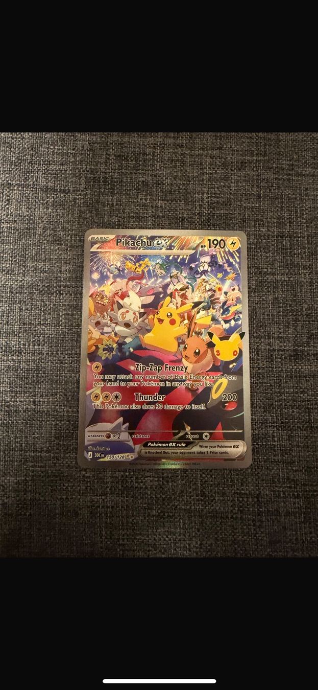 Pokémon Sammelbilder & Trading cards: Pikachu ex Night eng 128/150 – Neu (gemäss Beschreibung) aus Riedt b. Erlen von Lupettos