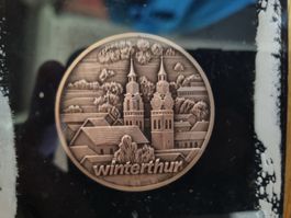 Winterthur Kramer  Briefbeschwerer Vintage Medaille