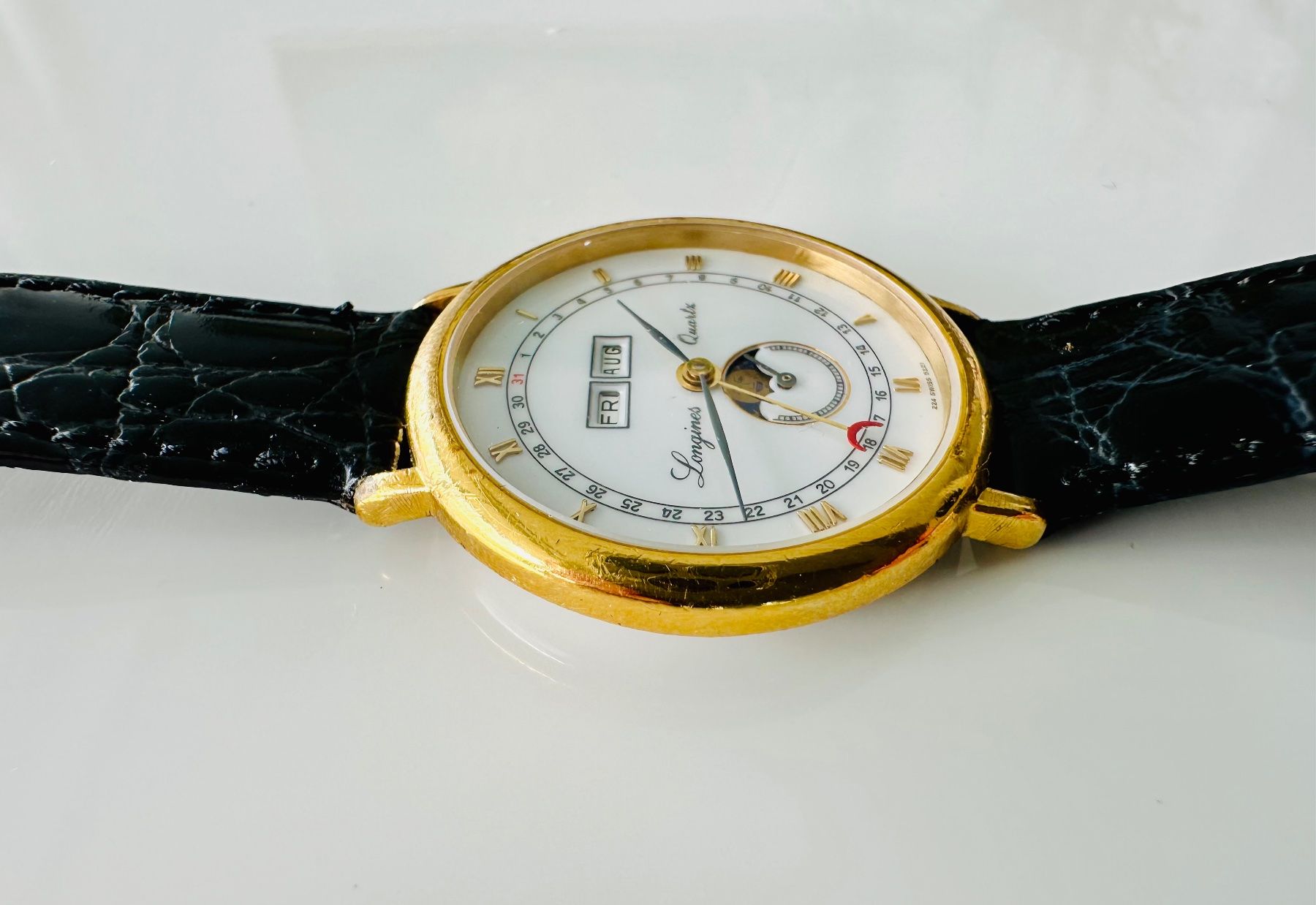 Longines Orologi: RARE : LONGINES CHARLESTON Triple Date MoonPhase FULL SET – Usato da Conthey venduto da advisia 6