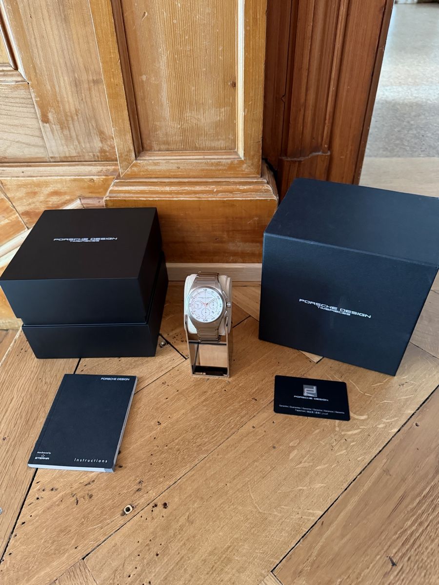 Porsche Orologi: Porsche Design Dashboard Armbanduhr NEU – Nuovo e nell'imballaggio originale da Schaffhausen venduto da oscarstahelag