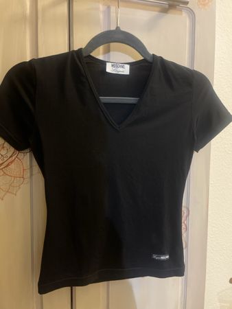 Schwarzes T-Shirt Moschino Lingerie Grösse S neu