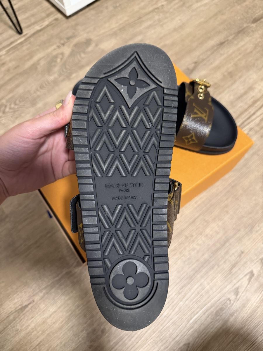 Louis Vuitton Damenschuhe: Louis Vuitton Bom Dia Pantolette Gr. 39 – Neu (gemäss Beschreibung) aus Seengen von kasibe20 4