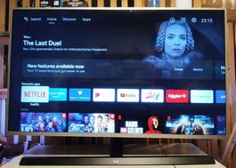 Philips 50” 4K UHD Smart TV with Ambient Lighting.