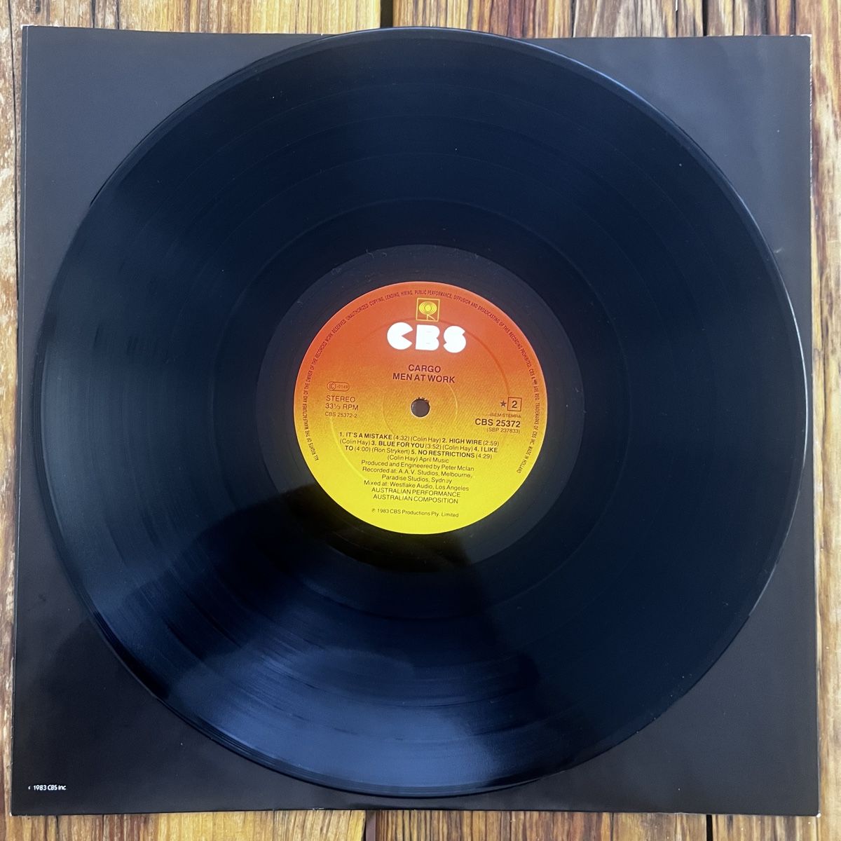 Schallplatten: Men At Work Cargo - LP Vinyl – Gebraucht aus Umiken von mar_p7n9 5