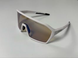 Sportbrille ALPINA Ram Q Lite white Varioflex Hicon Mirror