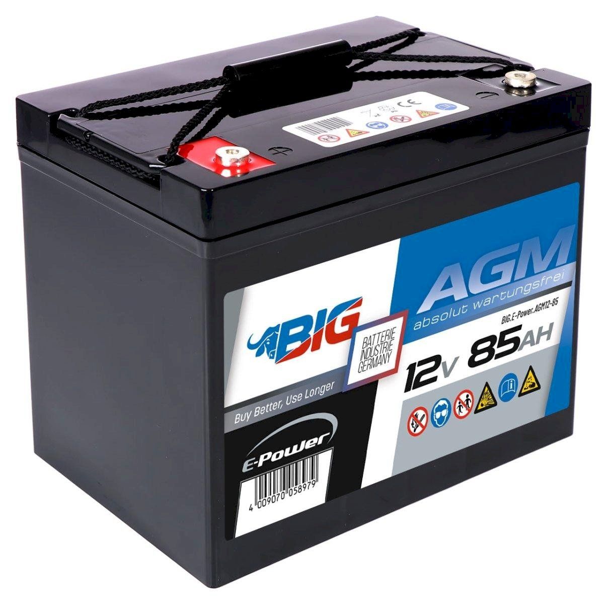 Batteries: BIG E-Power AGM 12V 85Ah – Neuf avec emballage d'origine à Bottighofen par zaap 2