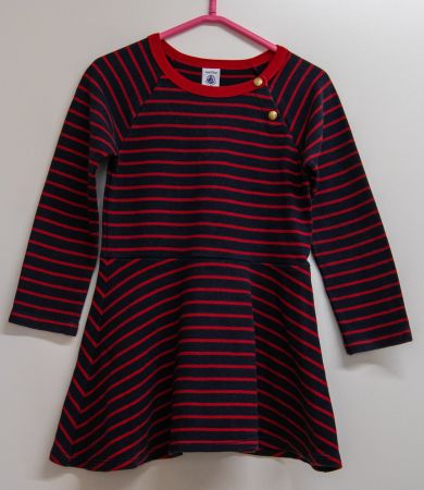 Kleid von Petit Bateau, Gr. 116