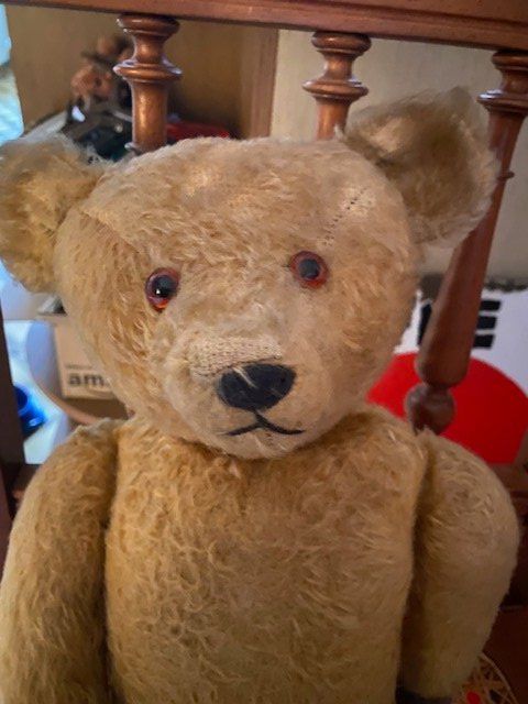 Statuette: Schöner grosser Teddy Bär mit Holzwolle – Usato da Bürglen TG venduto da Nobi99 4