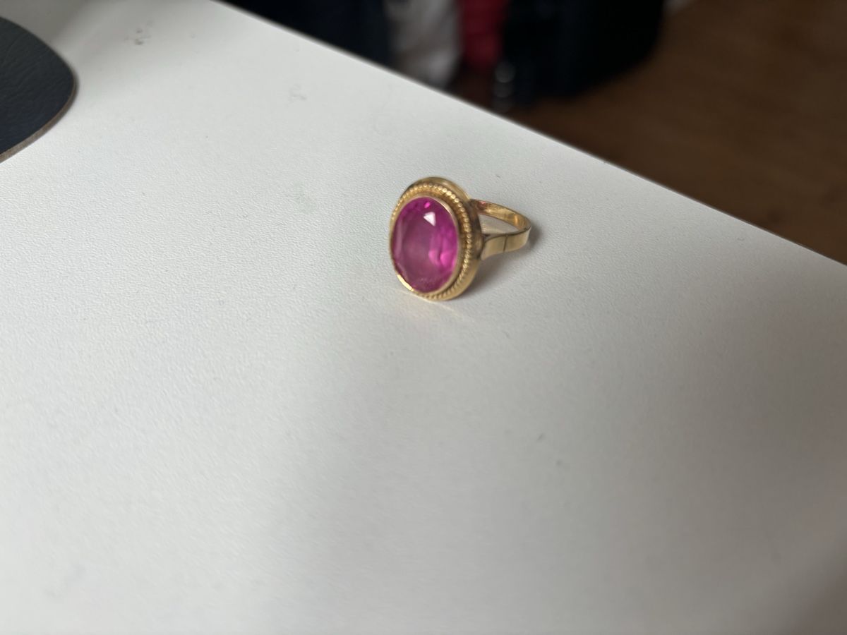 Anelli: Gold Ring mit Rubin  – Usato da Wädenswil venduto da vandalos 8