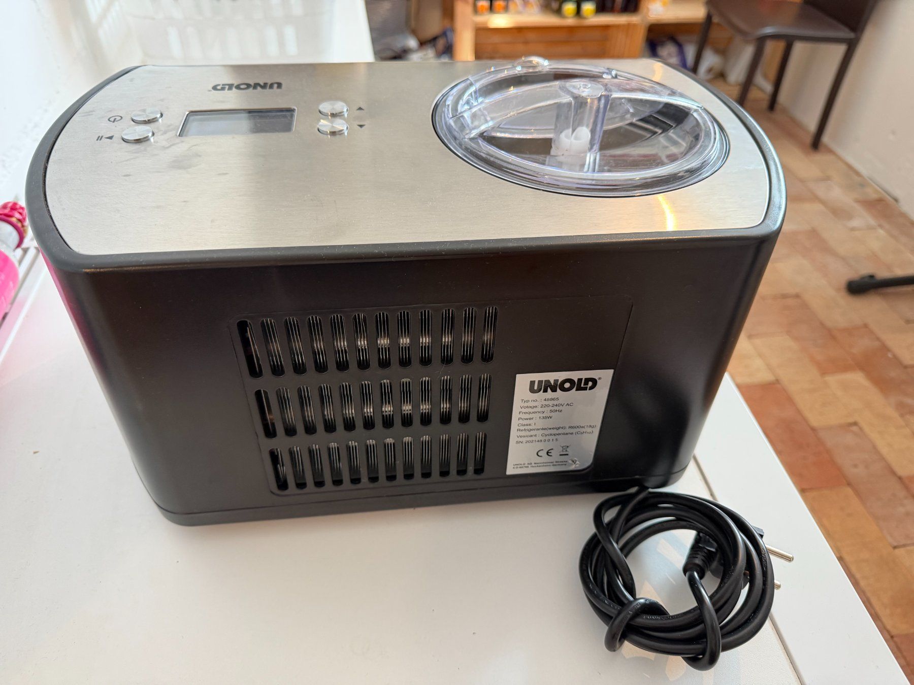 Elettrodomestici da cucina: Eismaschine mit Kompressor: UNOLD 48865 – Usato da Mammern venduto da Rohrd 3