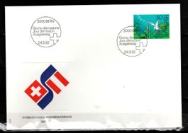 1992 - FDC / Werbemarken- 100 Jahre Intern. Rheinregulierung