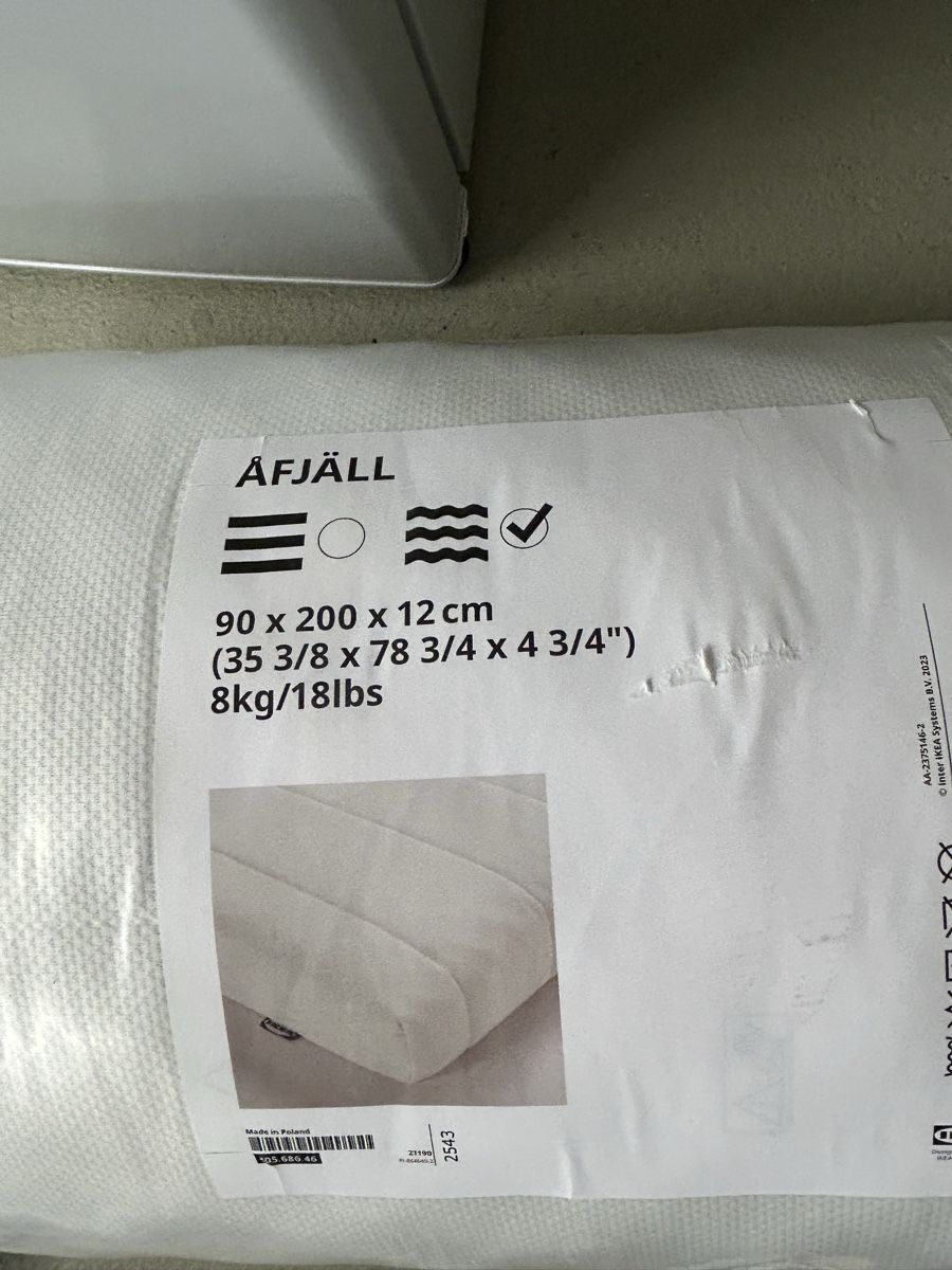 Ikea Materassi: Ikea Matratze originalverpackt – Nuovo e nell'imballaggio originale da Zürich venduto da K.Lie