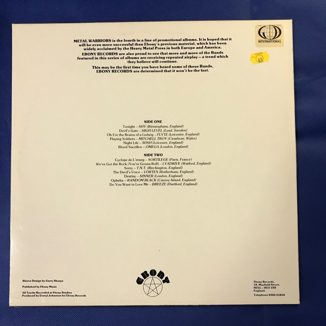 Dischi in vinile: Metal Warriors - Comp. – Usato da Aesch BL venduto da BlueMusicRecords 1