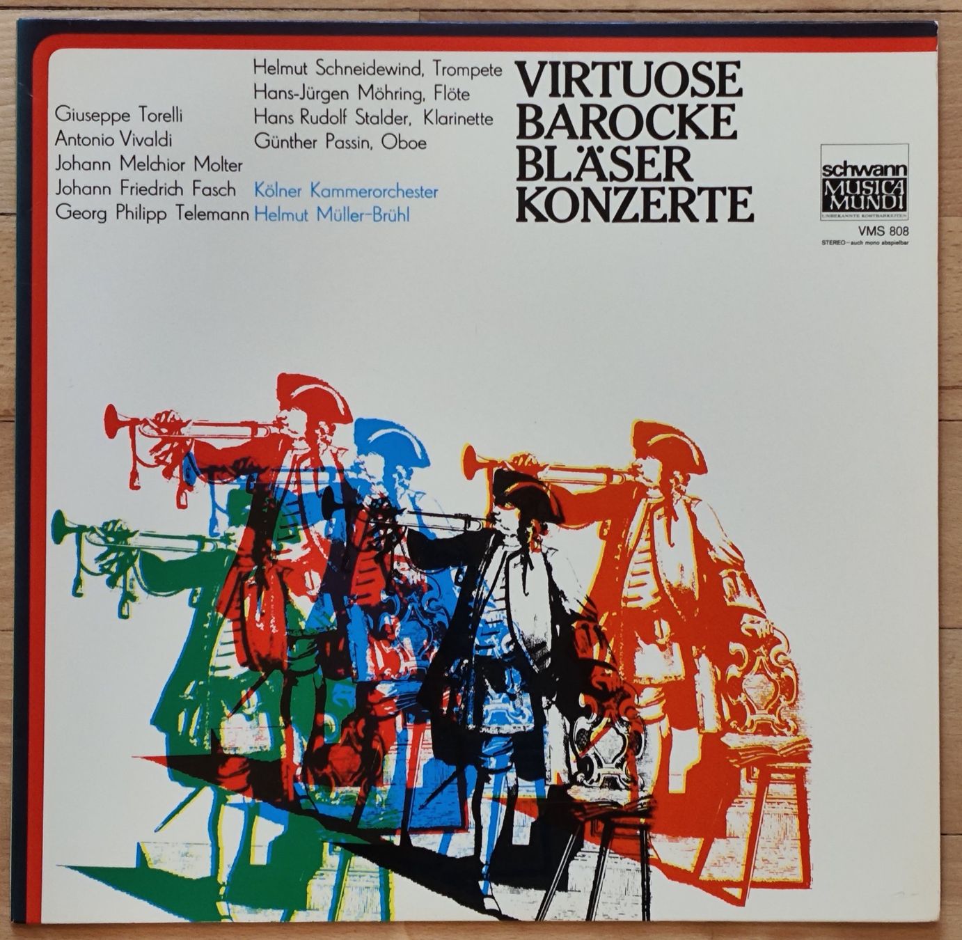 Dischi in vinile: Virtuose Barocke Bläserkonzerte, Vinyl LP 12" – Usato da Winterthur venduto da sumpfis