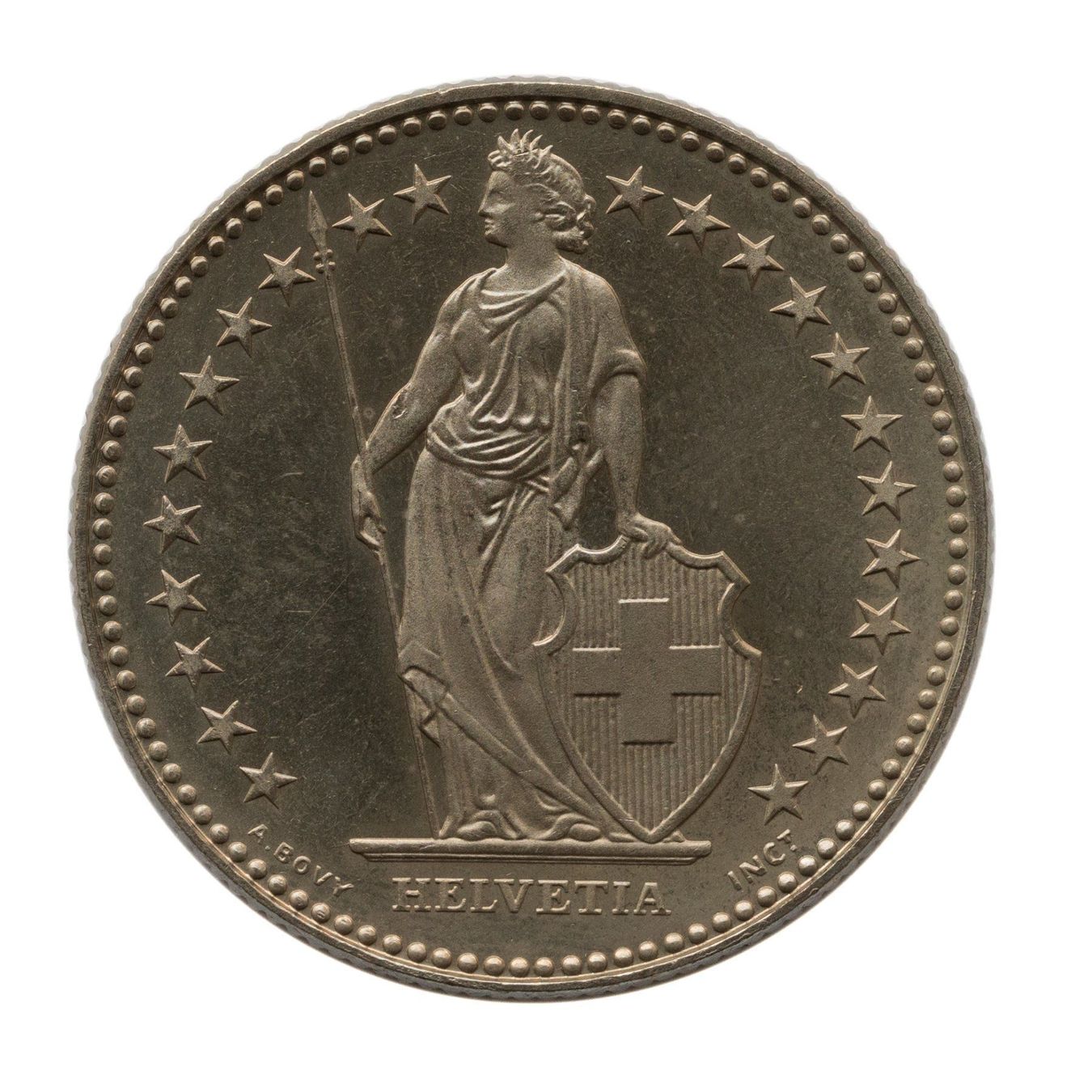 Tutti le monete: 2 Franken 1991 stgl – Usato da Rotkreuz venduto da Swiss-Coins 1