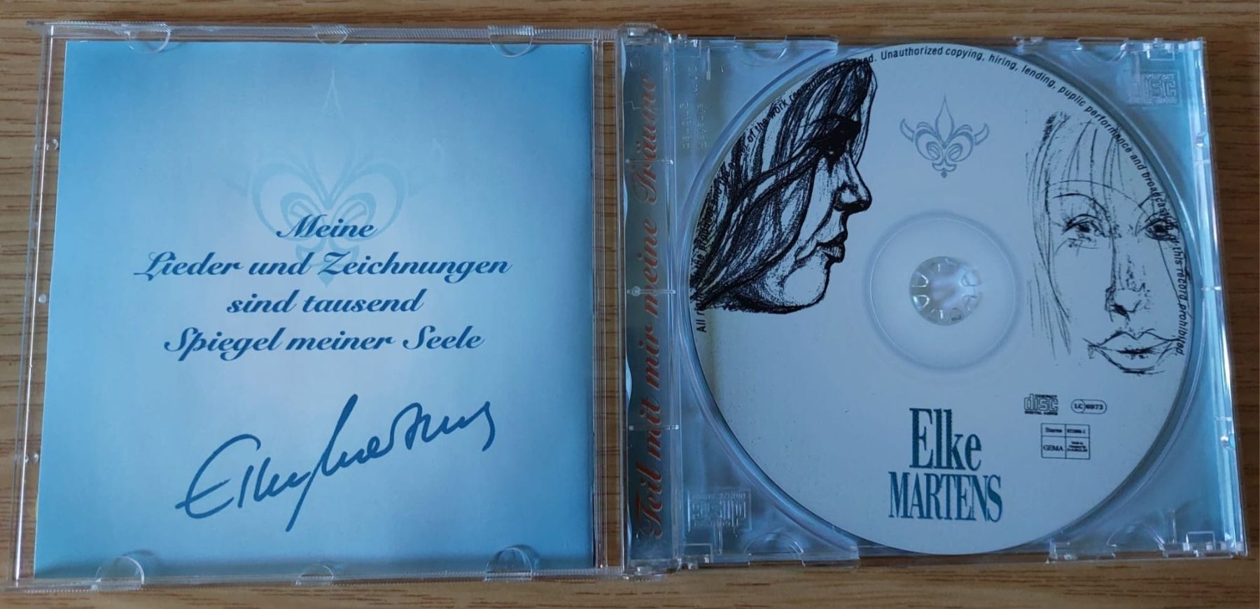 CD: Elke Martens - Teil mit mir meine Träume - CD – Usato da Urtenen-Schönbühl venduto da Kahru 1