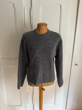 Strickpullover grau XS