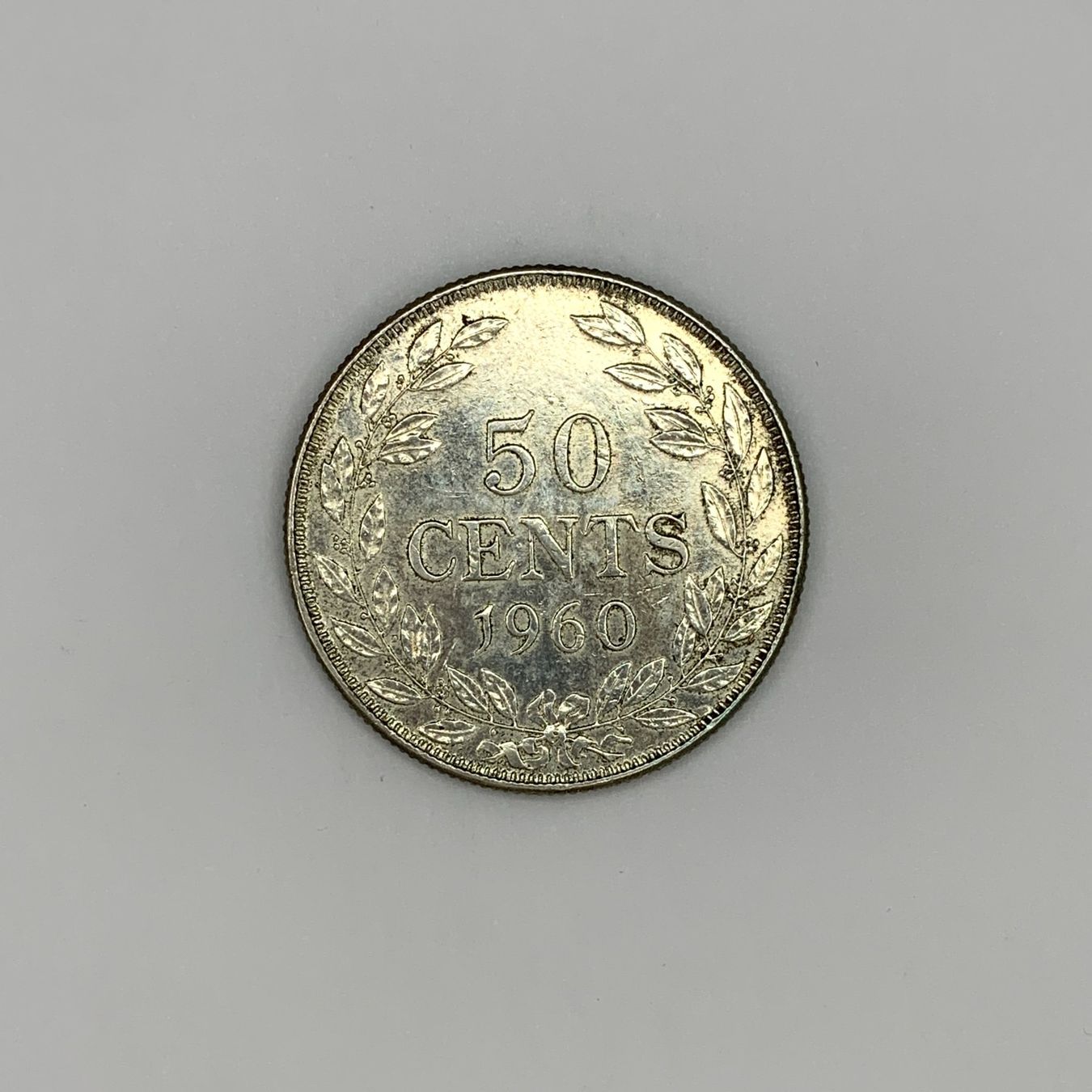 Tutti le monete: Liberia 50 Cents 1960 Silver Coin – Usato da Lausanne venduto da subermarket