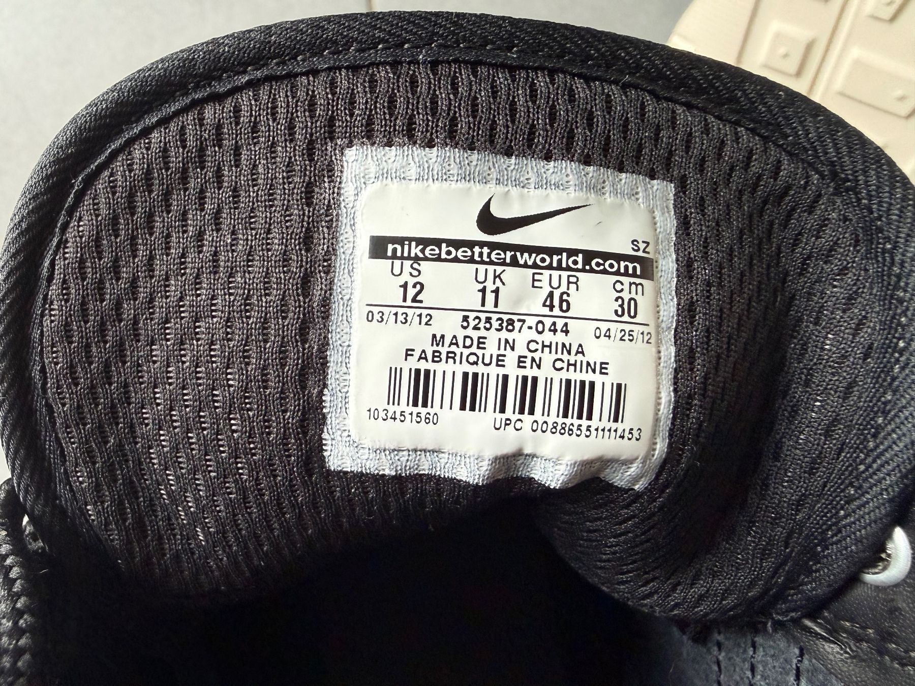 Nike Scarpe da uomo: Nike Kingman Leather Sneaker / Stiefel Grösse 46 - schwarz – Nuovo (secondo la descrizione) da Basel venduto da jetzt-wird-gemistet 4