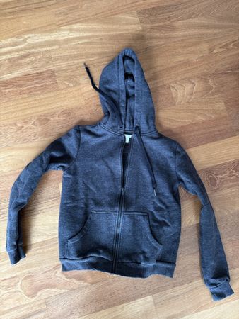 Kapuzenjacke H&M dunkelgrau meliert Grösse XS gebraucht