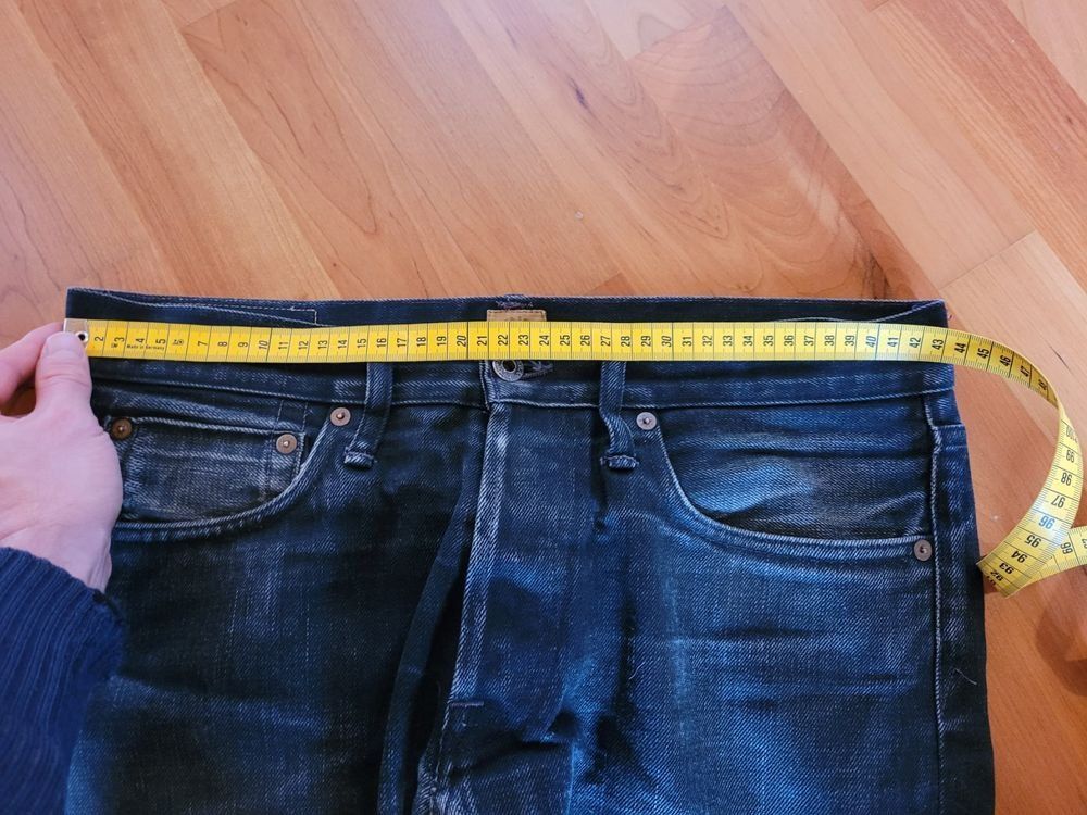 Jeans: Indigofera Selvedge Jeans Black – Usato da Thun venduto da maddox75 4