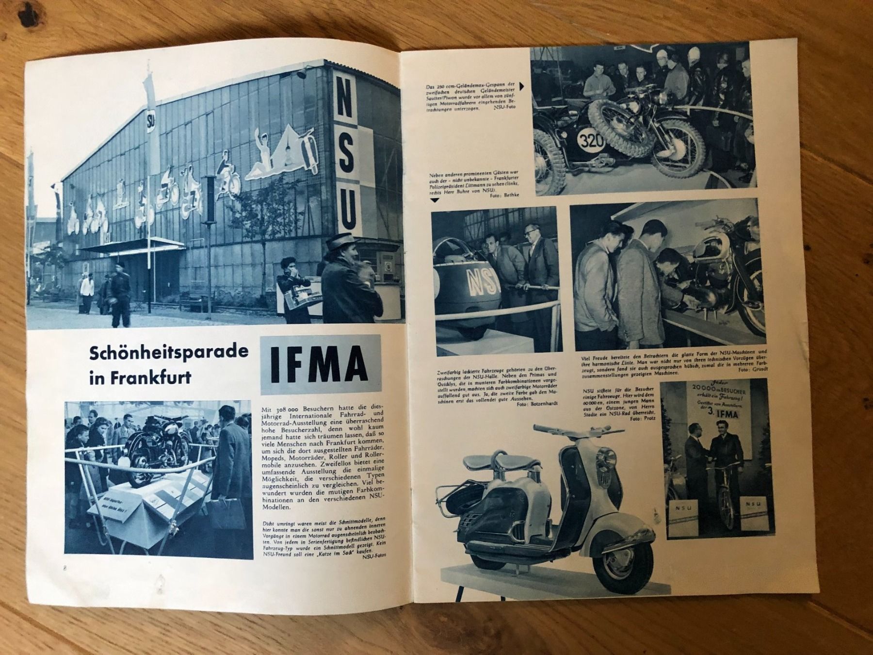 Riviste & Magazine: NSU im Bild Nr. 11/12 / 1956 – Usato da Läufelfingen venduto da Columbus06 1