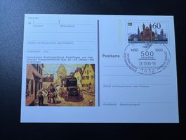 BRD Sonderpostkarte und-stempel Sindelfingen  1990  (R631)