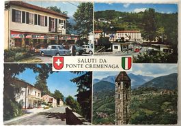 PONTE CREMENAGA Frontiera - Trattoria - Auto - Tankstelle