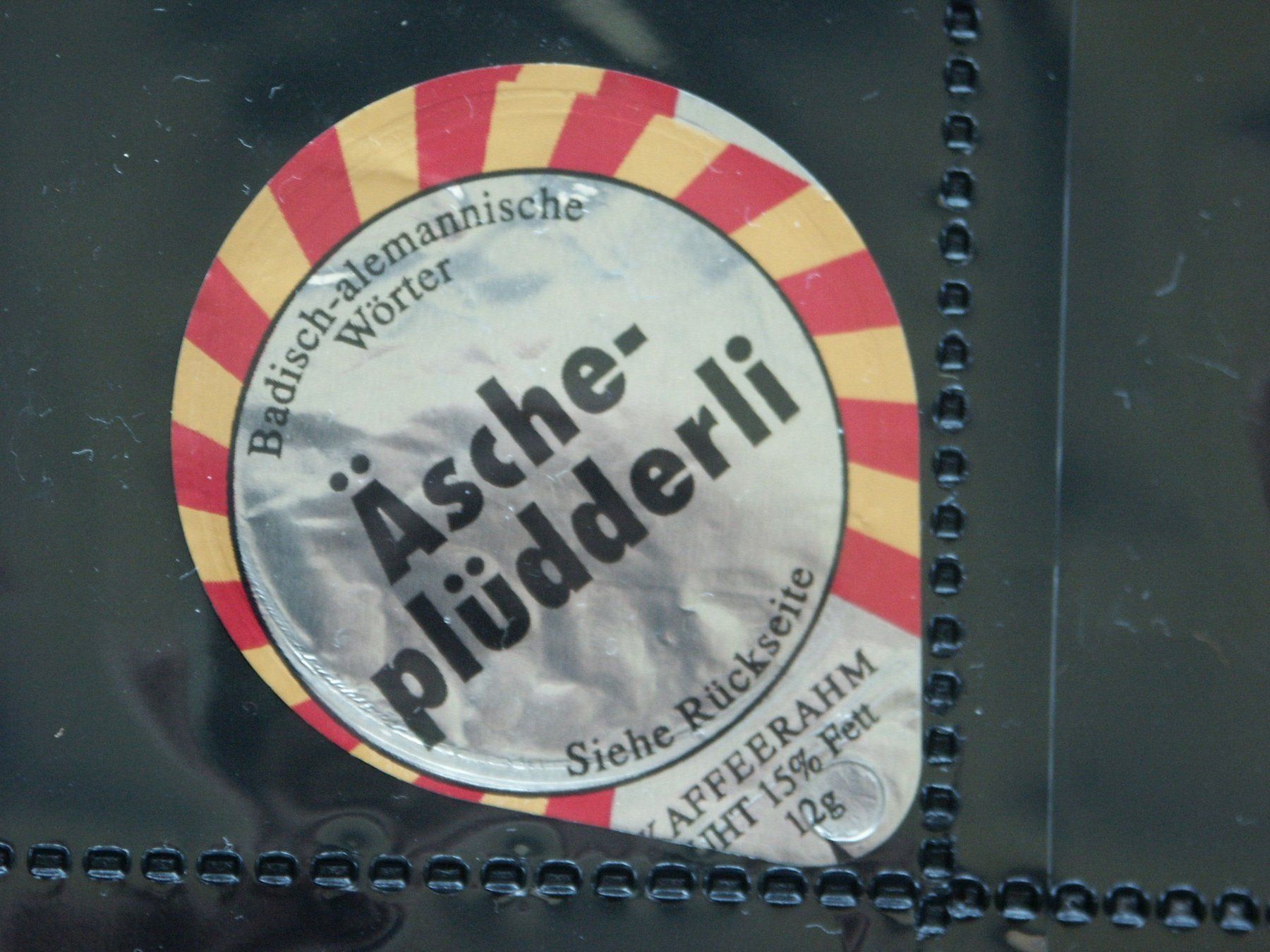Coperchi dei cremini per caffè: Serie  427 A    Badische    Wörter – Usato da Niederglatt ZH venduto da herzblatt5449 2