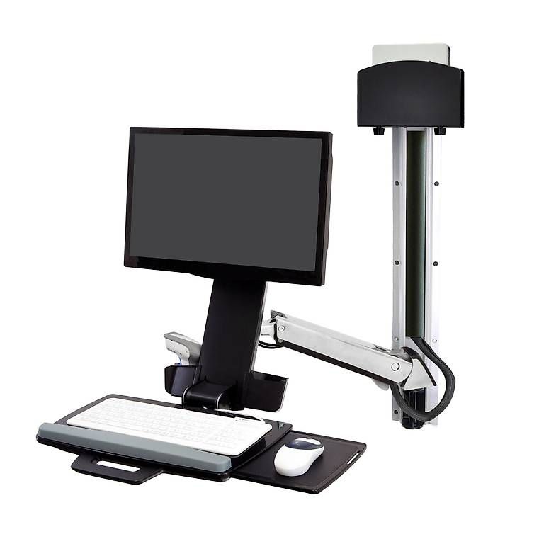 Staffa per monitor: Ergotron 45-273-026 StyleView Sit-Stand Combo System – Usato da Muttenz venduto da Fox