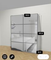 Ikea Pax Kleiderschrank Schwebetüren Spiegel