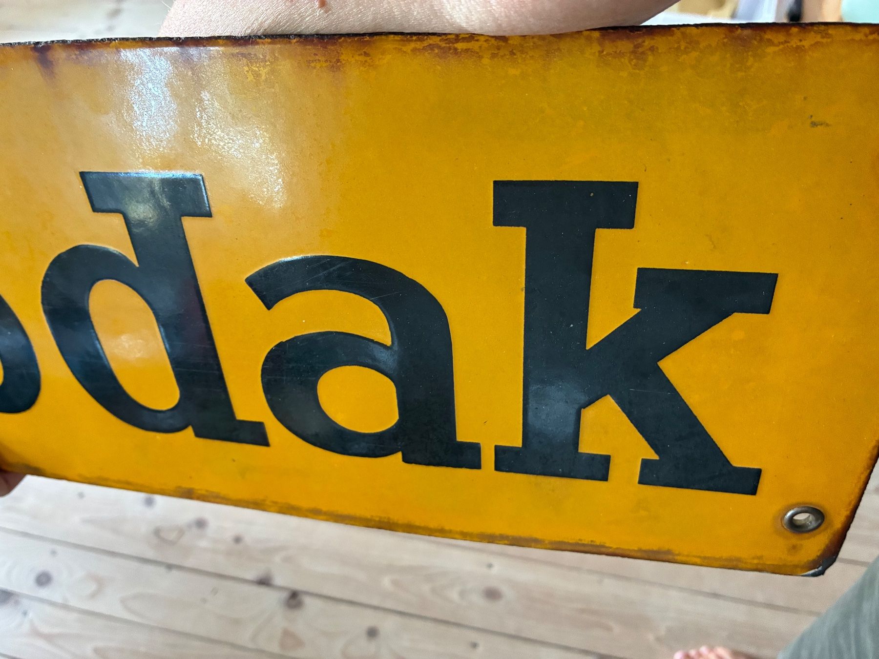 Insegne: Altes Emailschild don de Kodak – Usato da Steffisburg venduto da Reitschel5 8