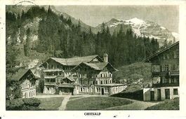 Griesalp BE Hotel 1927 sehr gut erhalten
