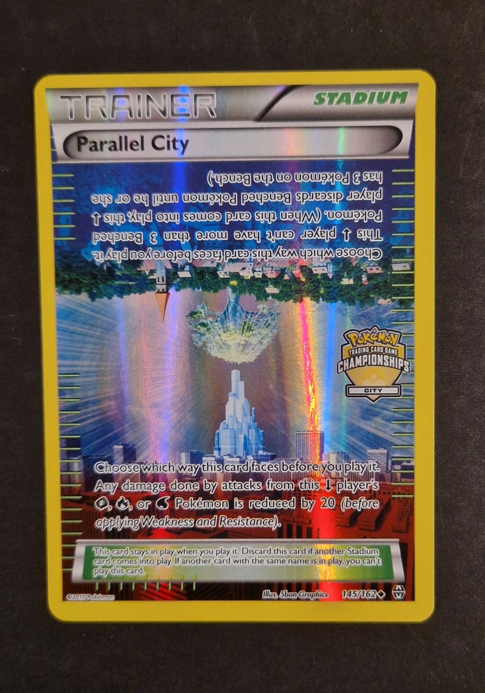 Pokémon Carte collezionabili: Cité Parallèle (BKT 145) stemp championship – Usato da Murist venduto da suki453