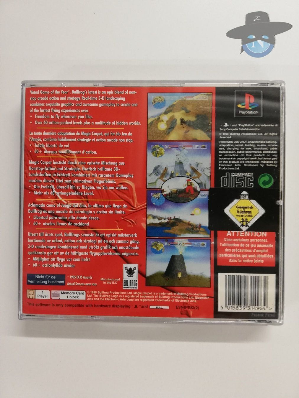 Sony Giochi: Magic Carpet / Sony Playstation 1 PSX – Usato da St. Gallen venduto da zorro_dc 1