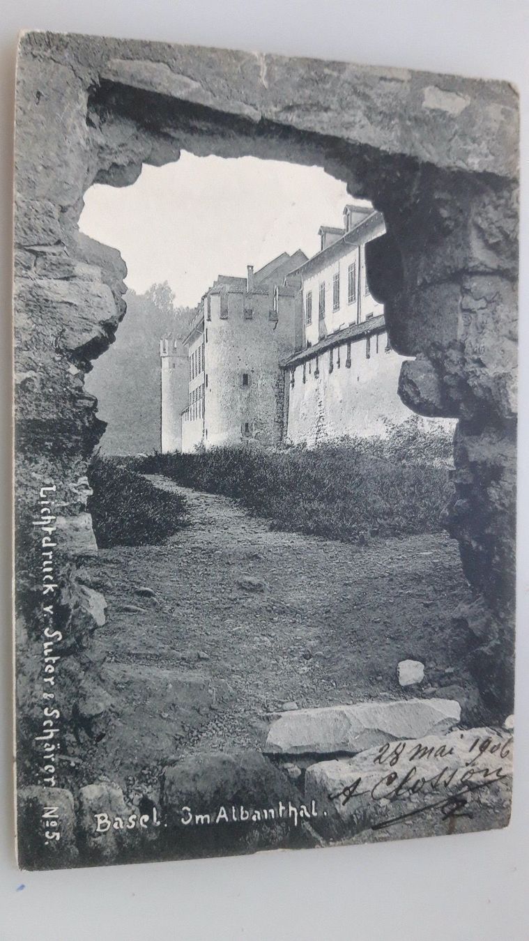 Cartoline postali: Basel Im Albanthal – Usato da Sargans venduto da nicsam1815