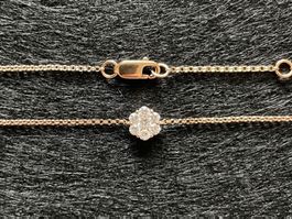 CHRIST Daisy Armband – 18K Roségold mit 0.25 ct Diamanten