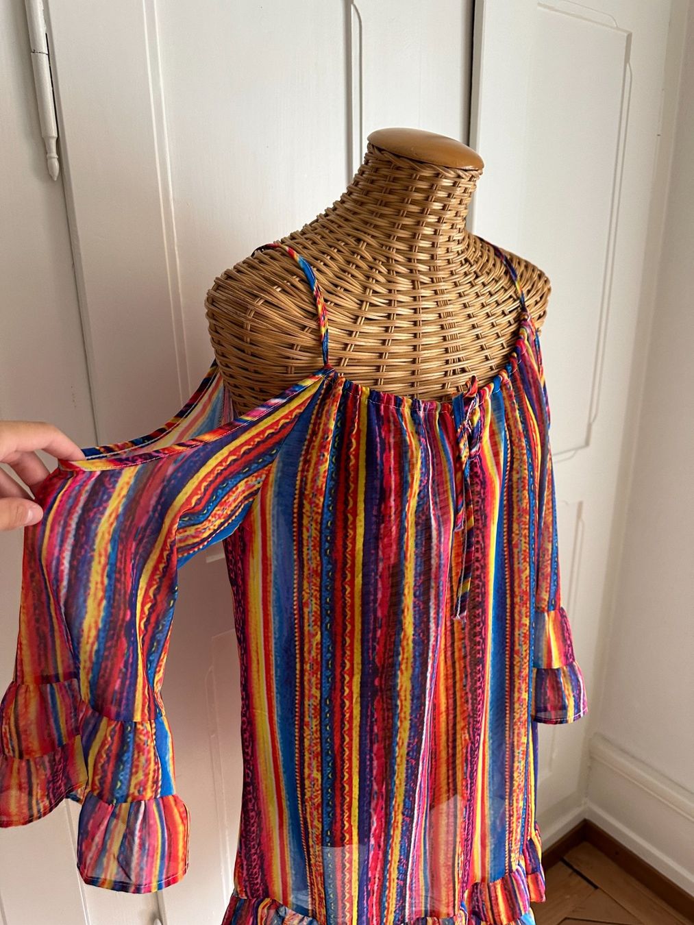 Tuniken: MOKING TOP - Chiffon Tunika bunt transparent M – Gebraucht aus Zürich von Diazaio 1