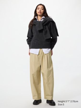 Uniqlo - Easy Hose (Baumwolle, Wide Fit)