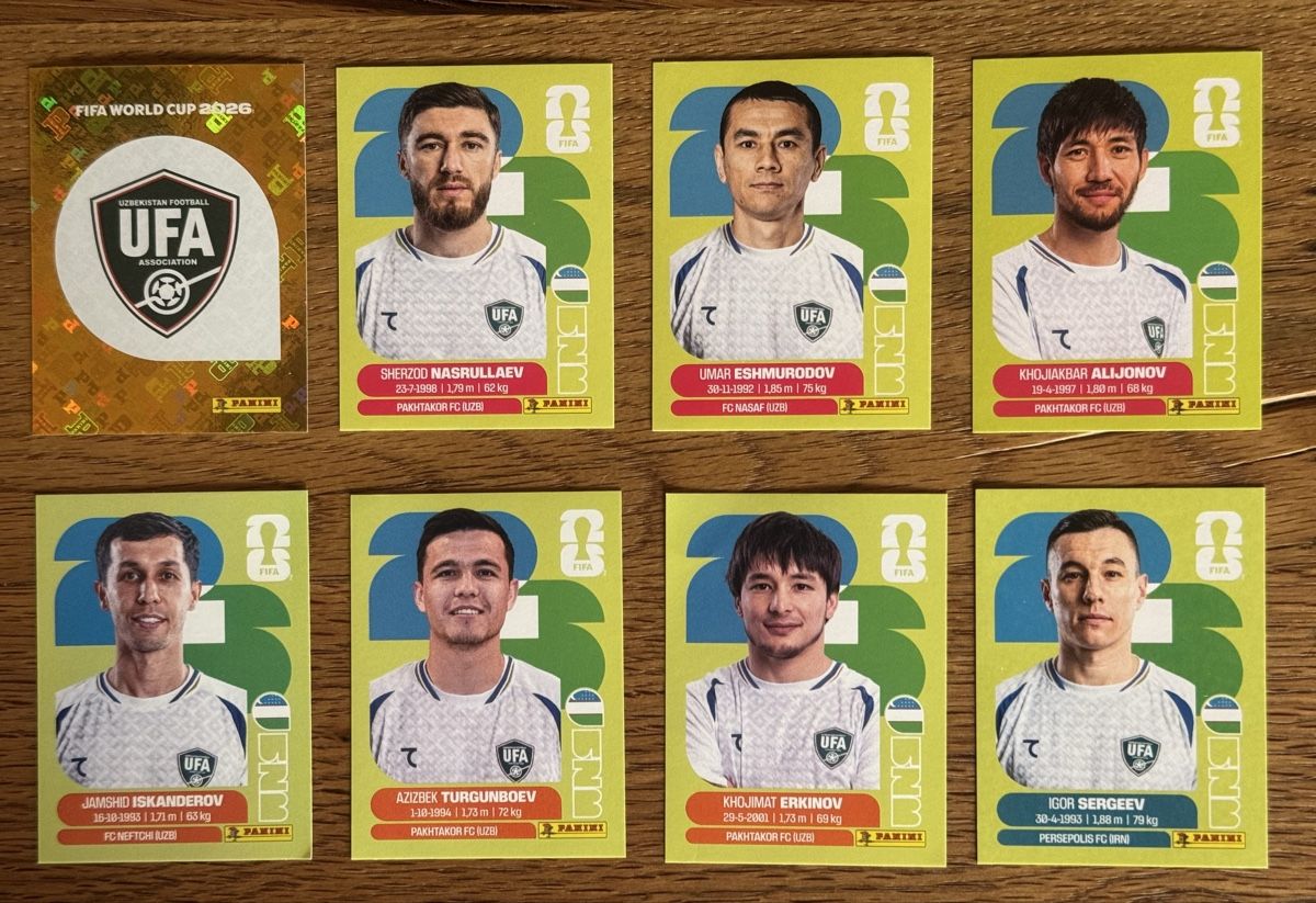 Panini Sammelbilder & Trading cards: Panini Sticker WM 2026 - Usbekistan – Neu (gemäss Beschreibung) aus Mägenwil von Goldfire