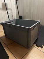 3 Stapelbox Auer grau Kunststoff Transportbehälter gebraucht